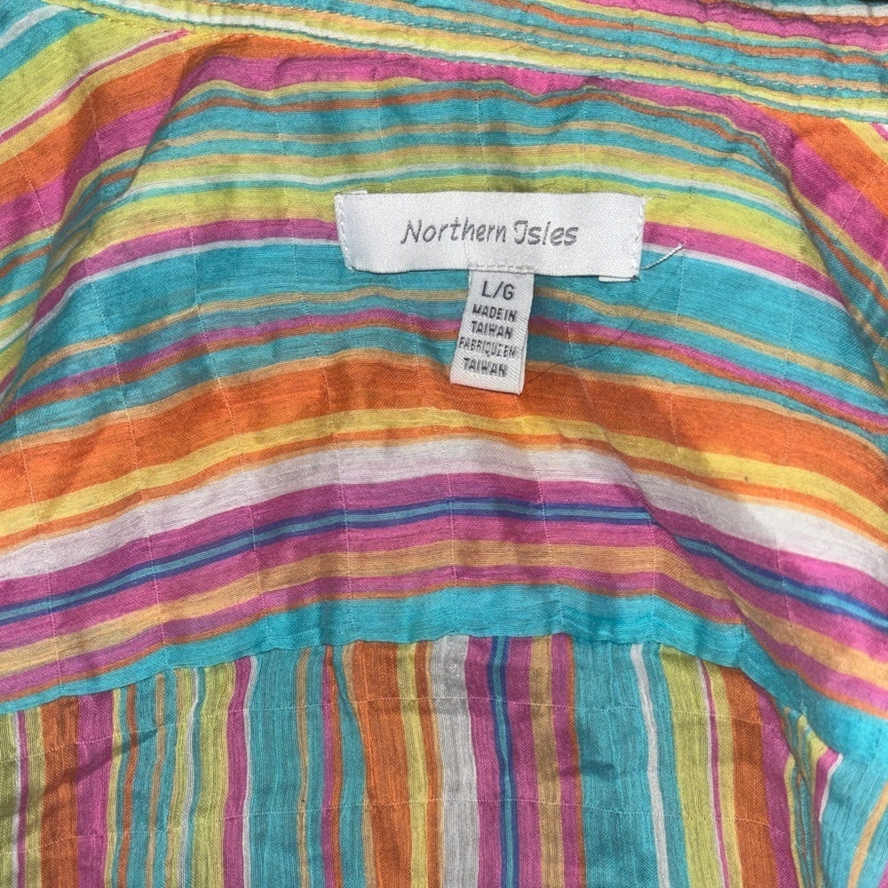 Northern Isles Striped Button-Up Shirt - Picture 5 of 11